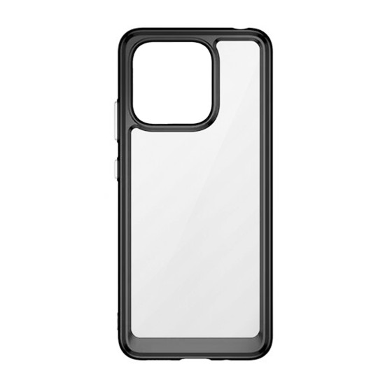 Transparent Silicone Case for Xiaomi Redmi 12c/11a Black